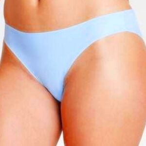 Second Skin Panties Smooth Seamless Baby Blue Or Beige, In Keepsake Box